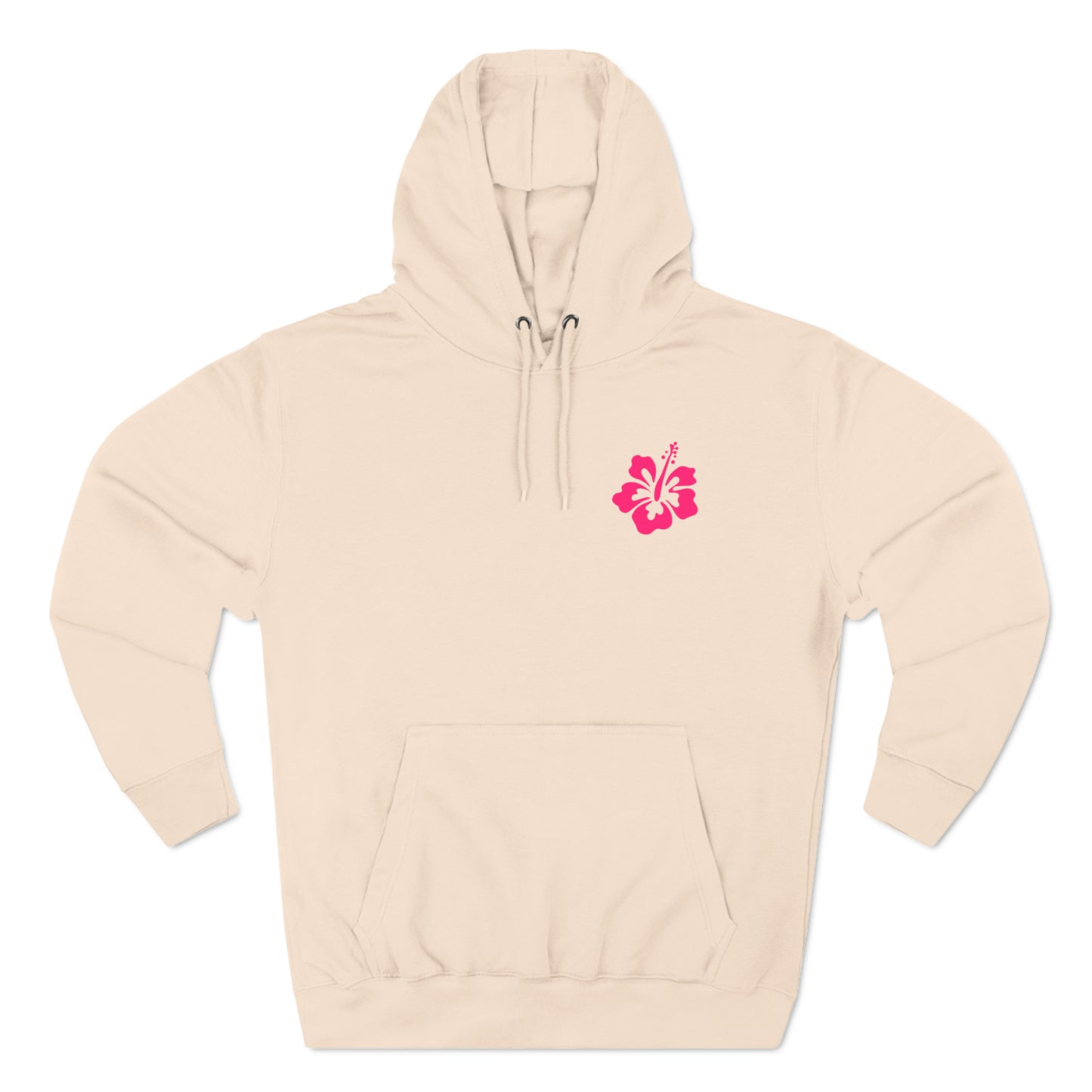Happily in Hibiscus Dual Sided Hoodie