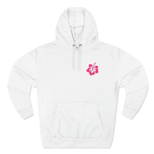 Happily in Hibiscus Dual Sided Hoodie