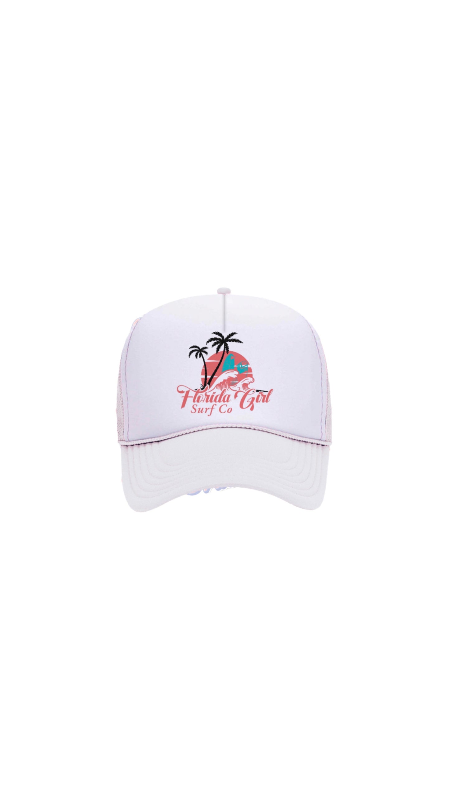 Peach Sunset Trucker